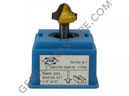 Wipro Router Bit-Roman Ogee 2 Flute W/O Bearing 1/4 x 5/8 (C x 4R)-308012A-(86-3087-0124)